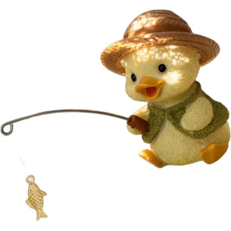 Statua di anatra per recinzione, interessante modello di animale, carina - 1