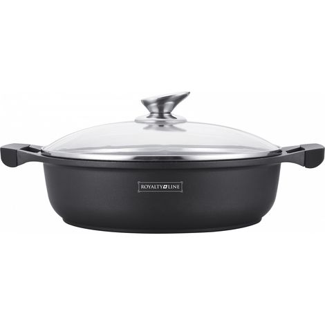 Royalty line rl br26m marmite a soupe peu profonde en marbre 26cm