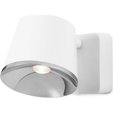 Leds-C4 Drone - Applique / Plafonnier Intérieur LED Intégré Chrome, Blanc (1/5)