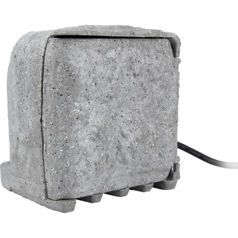 Zenitech – Bloc pierre 4x16A avec 2 interrupteurs – Câble H07RN-F 1,5m – Indice de protection IP44 – Pour jardin sécurisé