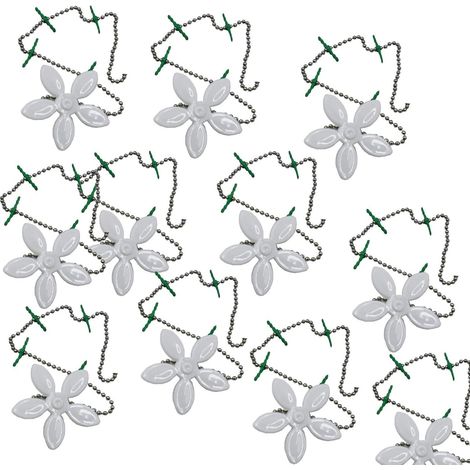 Kit de nettoyage de canalisations d'évier en 10 pièces : filtre à cheveux, chaînette et crochet. (1/5)