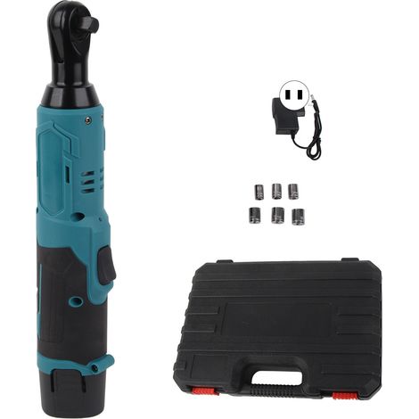 Clé à rochet électrique rechargeable, kit outil à vitesse variable, angle 90°, prise US 100-240V AC (1/5)