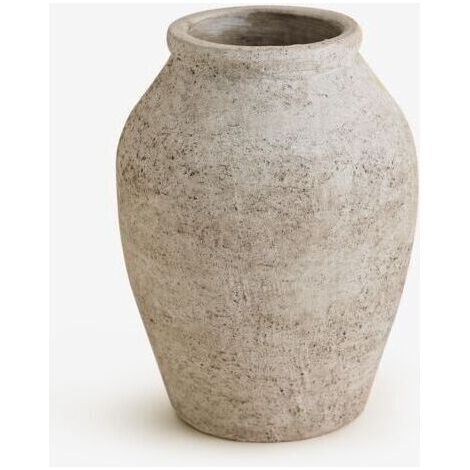 Vase 25 cm Freda en céramique SKLUM Beige Crème (1/5)