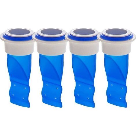 Clapet anti-retour, siphon d'évier réglable en silicone, adapté aux tuyaux de plomberie de salle de bain et de cuisine (bleu 4) (1/5)
