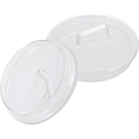 Lot de 2 couvercles rechange pour bocaux en verre, couvercles hermétiques pour bocaux de conservation et récipients alimentaires de cuisine