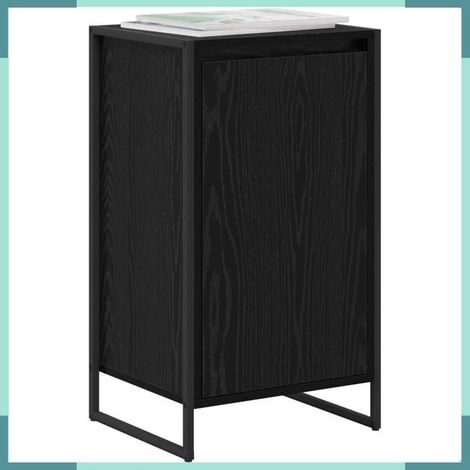 Buffet - 886588 - Chêne noir - Bois d'ingénierie - 43 x 36 x 75,5 cm (1/5)
