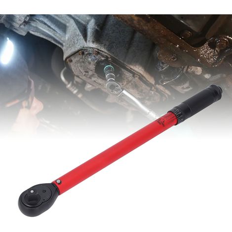 Clé dynamométrique à tube rond 20-230 N, 72 dents, antidérapante, couple préréglé et réglable, à réglage rapide. (1/5)