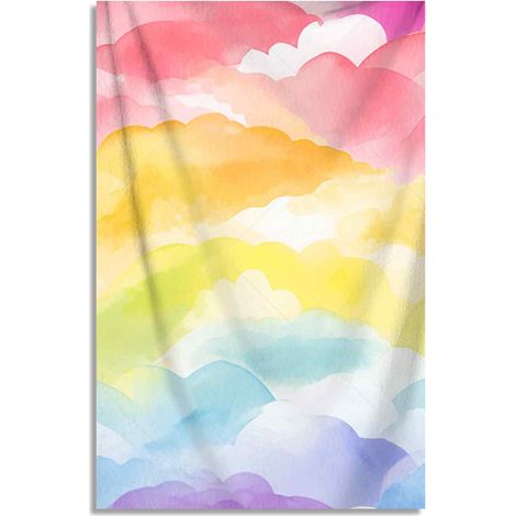 1 serviette de plage imperméable anti-sable, séchage rapide, polyester, multicolore, pour plage camping randonnée (1/5)