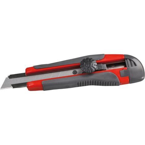 Couteau à lame sécable Proline de 18 mm avec guide métallique 1 pc.