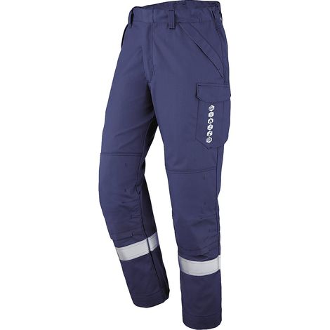 Pantalon multirisques coton mixte Antuco bleu marine - Cepovett