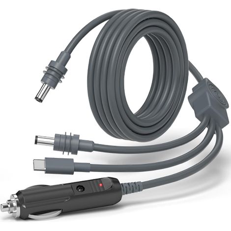 Starlink Mini-USB-C-auf-DC-Ladekabel, kleines Starlink-Autoladegerät, USB-C-Ladekabel für 65-140-W-Powerbanks, 3 m (1/5)