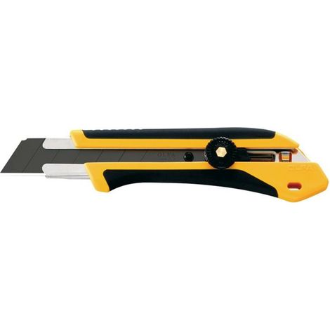 OLFA Cutter mit rutschfestem Griff und 25 mm Klinge, beständig gegen Säure und Aceton. (1/2)