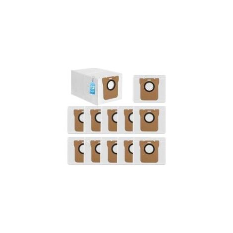12 Stück Staubsaugerbeutel für Dreame L10s Ultra / L10 Ultra / L20 Ultra / Xiaomi X10+ / Xiaomi X20+ Staubsauger, XU, Staubbeutel für Recha - (1/4)