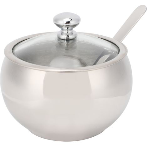 Boîte à épices en acier inoxydable avec cuillère, accessoires de cuisine (1/5)