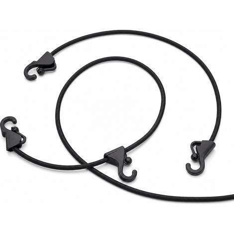 4-armiges elastisches Seil 2 m für Außenaufbewahrung, Gepäckbefestigung und Campinganwendungen (1/5)