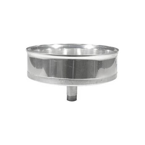 TAPPO CHIUSURA ACCIAIO 316L CON SPURGO Misura: Diam. 200
