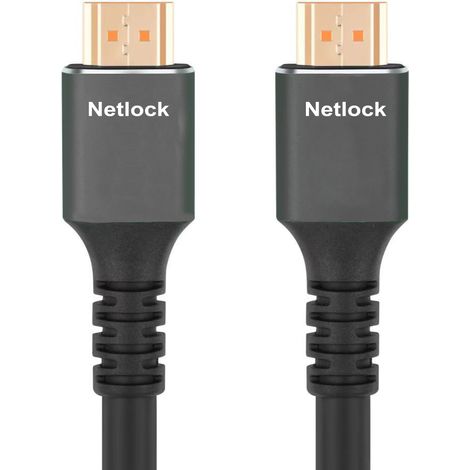 CABLE HDMI V2.1 ULTRA ALTA VELOCIDAD / 8K@60HZ 48GBPS, A/M-A/M, 10M, CONECTORES METALICOS