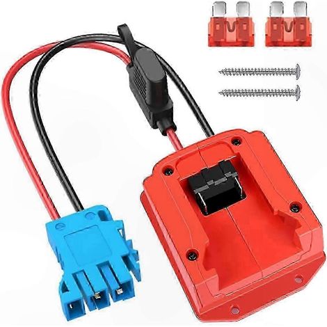 Adaptateur pour connexion de batterie 18V M18 compatible avec les véhicules électriques Power Wheels (1/5)