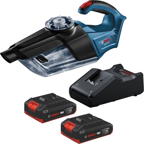 Bosch GAS 18V-1 Professional Akku Sauger 18 V 0,7 l + 2x Akku 2,0 Ah + Ladegerät (1/5)