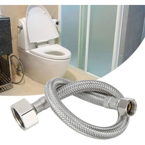 Four-point water inlet pipe, 30cm copper toilet water inlet pipe, toilet faucet and washing machine water inlet pipe, hose (1/5)