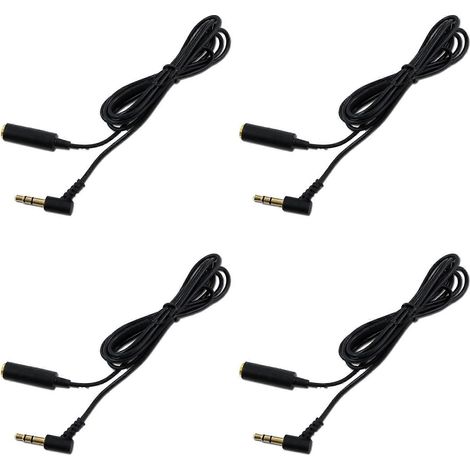 4 Ersatz-Audioverlängerungskabel (3,5-mm-Klinkenstecker) für Bose On-Ear-Kopfhörer (1/3)
