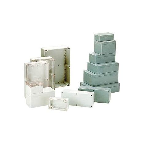 ABS-GEHÄUSE - WASSERDICHT - DUNKELGRAU - 115 x 65 x 55 mm (1/3)