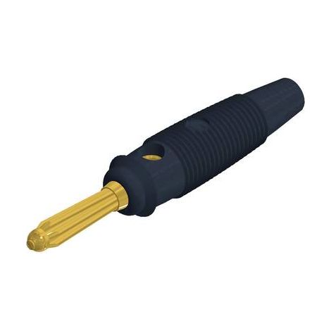 SKS Hirschmann BUELA 30 K AU Fiche banane mâle, droit Ø de la broche: 4 mm noir 1 pc(s) Y081721 (1/2)