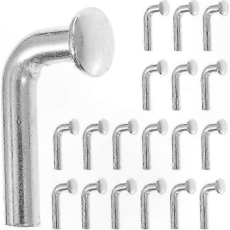 Packung mit 50 J-Bolzen-Sicherheitsbolzen für Palettenregale, 6 mm, verstärkte U-Bolzen für industrielle Regalsysteme (1/3)