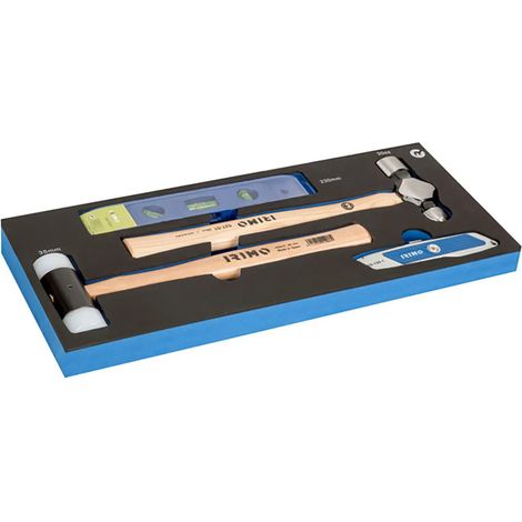 Set di attrezzi irimo 4 pezzi con livella e coltello di sicurezza