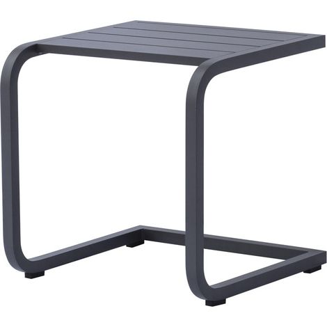 Moia Greenwood Tavolino Outdoor Alluminio Antracite Dogato 40×40