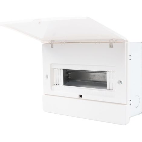Boîte de protection de distribution à 12 voies encastrée avec rail de guidage pour maison, hôtel ou bureau (1/5)