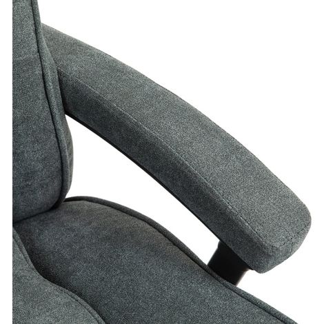 Bürostuhl mit Rollen 200 kg Grau Polyester OKMYHOME (1/3)