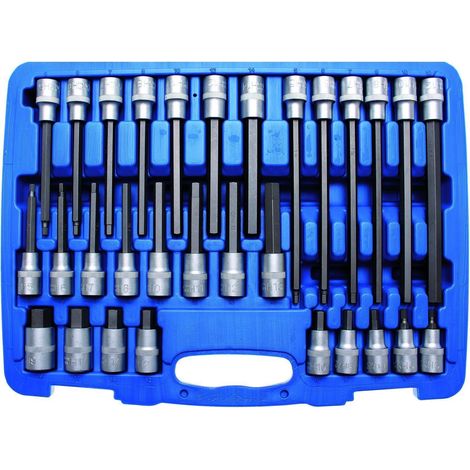 BGS Surtido de 30 puntas de vaso hexagonal interior - 5181