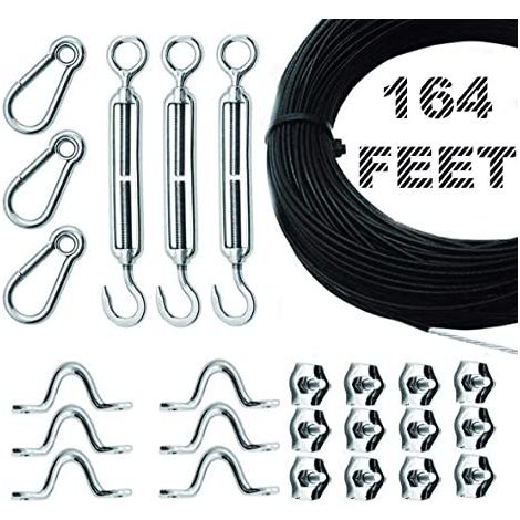Kit de Câble Métallique,Câble en Acier Inoxydable Kit de Câbles en Acier Inoxydable,Câble Métallique Fixation,Câble Métallique en Acier Inoxydable,Câble Métallique - 15