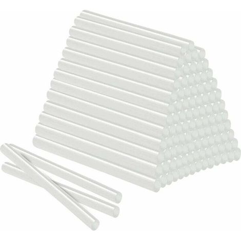 Lot de 100 bâtons de colle à chaud - 11 mm x 200 mm - Transparent - Pour pistolet à colle chaude (2 kg) (1/5)