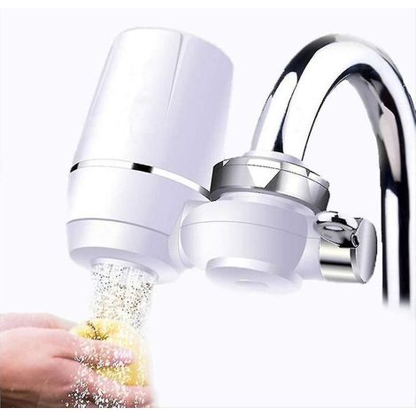 Système de filtration d'eau par osmose inverse avec pompe et robinet en nickel brossé (1/5)