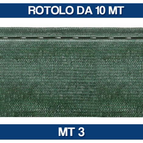 TELO OMBREGGIANTE RETE OMBRA 90% FRANGISOLE FRANGIVISTA OSCURANTE MT 10 24337V/ MT 3 (17234)
