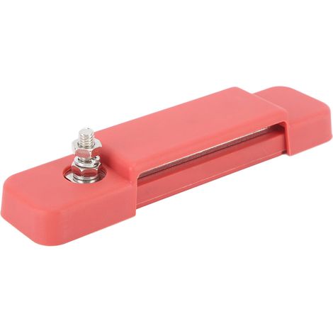 Kit de bloc de distribution d'alimentation à 12 bornes avec couvercle pour voiture ou bateau (rouge) (1/5)