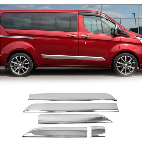 Chrome Barres lateraux en Acier pour Transit 5 Custom 2013-2020 (1/5)