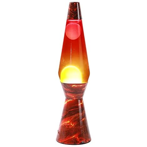 i-total Lampe à lave rouge design moderne 40 cm (1/5)