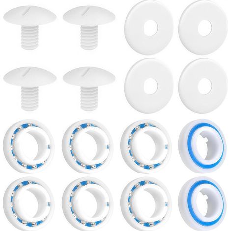 Générique Reconstruction Nettoyeur Piscine Accessoire pour 180 280 Pièces Détachées avec 8 Roulements à Billes C60, 4 Vis C55, 4 Rondelles C64, Kit Rechange pour Nettoyeur de Piscine Pression (1/5)