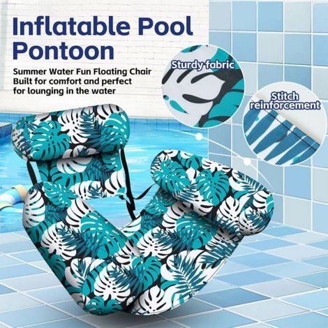 Hamac Flottant - Piscine - Gonflable Avec Accoudoirs - Siège De Bain Flottant - 1 Pièce (1/5)