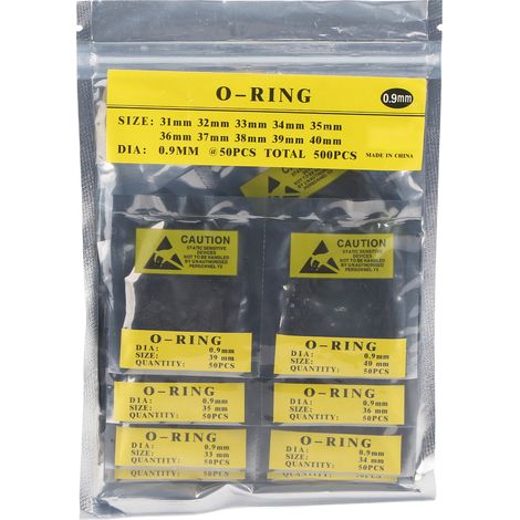 Joint torique étanche pour montre ronde, accessoire horlogerie 0.9mm (type épais)