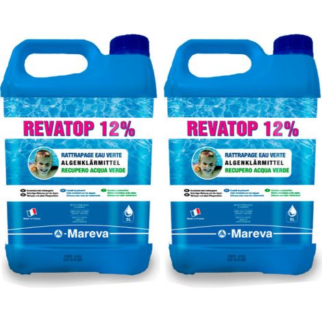 Set di 2 MAREVA REVATOP 12% Algicides - 5 L - 000124U (1/4)