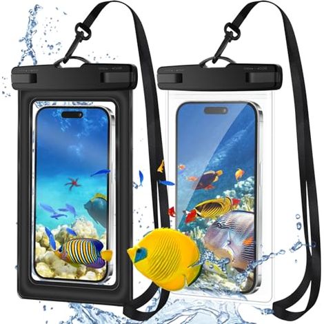 [NIE BENUTZT]Stück wasserdichte Smartphone-Tasche, IPX8 wasserdichte Telefontasche schützt das Telefon vor Wasser. Wasserdichte Telefontasche für iPhone, Galaxy, Huawei und Telefone bis zu 6,8 Zoll (1/5)