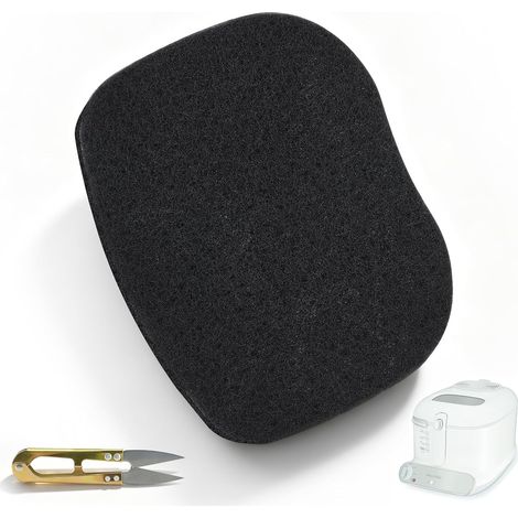 Oeillet Filtre pour Friteuse à Charbon Actif - Inclus Ciseaux à Découper, Remplacement pour Super Uno FR30 et AM30 Model XA005000, Réduction des odeurs de Cuisine (1/5)