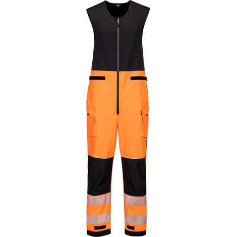 Peto PW3 Hi-Vis Rain (3 capas) - Protección y comodidad / Naranja Negro / XXXL (1/2)