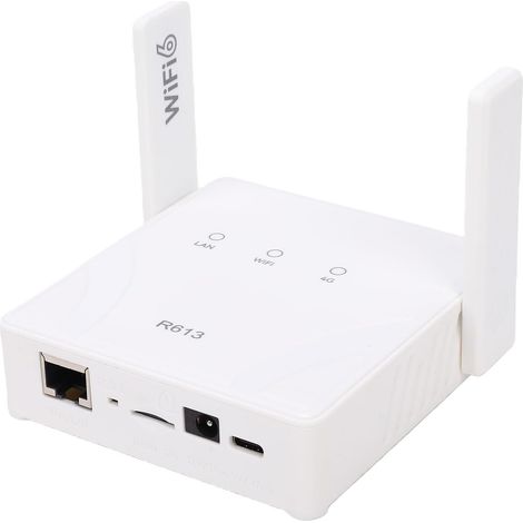 Routeur de Poche sans Fil WiFi 4G 300Mbps 2.4GHz, Point D'accès Portable de Voyage pour Les Entreprises, Facile à Utiliser (1/5)