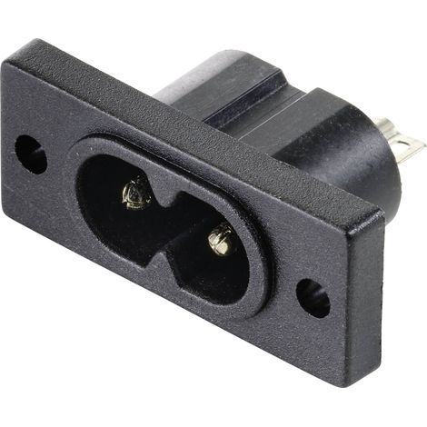 TRU COMPONENTS TC-10475836 Connectique pour appareils réfrigérants C8 embase mâle verticale Nombre t (1/3)
