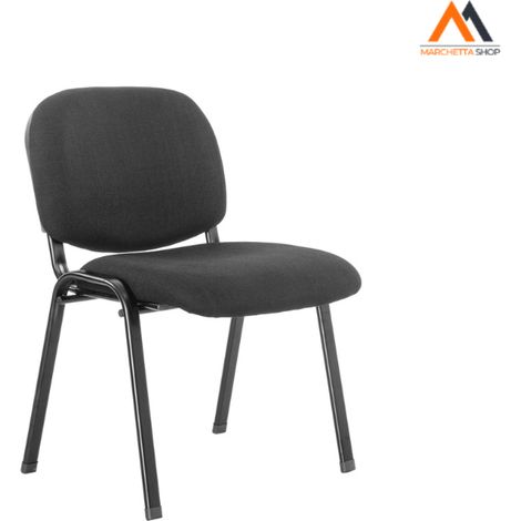 SEDIA DA INTERLOCUTORIA nero - cm 54,5 x 58 x 81,5
